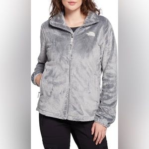 Northface fuzzy zip up jacket